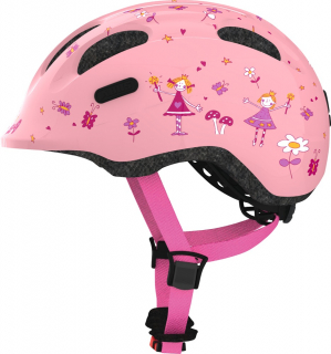 ABUS kerékpáros gyerek sisak Smiley 2.0, In-Mold, rose princess