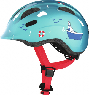 ABUS kerékpáros gyerek sisak Smiley 2.0, In-Mold, turquoise sailor